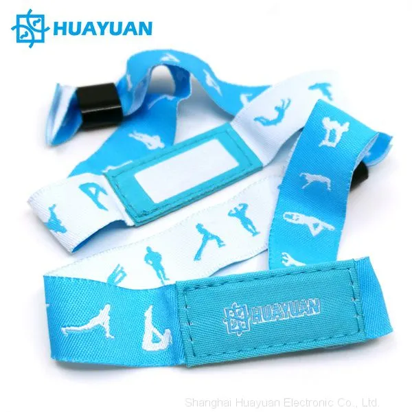 Passive 13.56MHz NFC Wristband NTAG216 Woven RFID Bracelet for Event photo-3