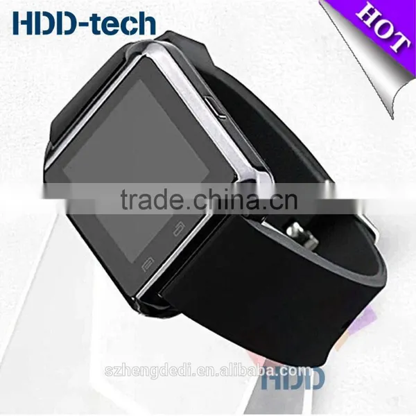 2015 Hot Selling Touch Screen Smart Watch Phone U8 Android Smart Watch Factory With Good Quality photo-4