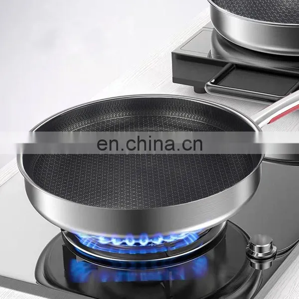 Kitchen Modern Portable Large Industrial Cheap Non Stick Deep 4 Egg Ceramic Frying Pan photo-2