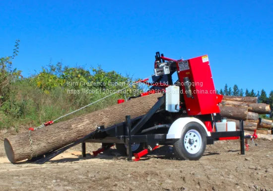 Petrol Engine Agricultural Machinery Badger Firewood Processor With Log Table Lifter photo-2