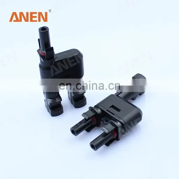 PV4.0 Solar Connector 2 to 1 Branch PV Connector Manufacturer Waterproof Green Energy Sokets photo-3