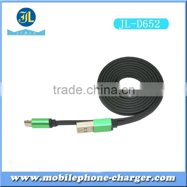 High Speed Micro USB 2.0 Data Cable Round Durable Customized Length Flat Data Cable photo-4