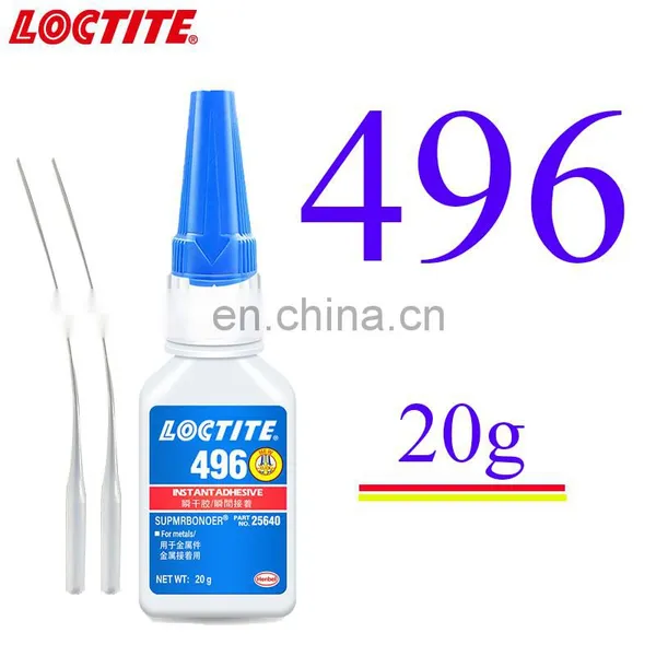 20g Loctiter 495 496 498 Glue Strong Universal Instant Bonding Plastic Rubber Transparent Repair Super Fast Drying Adhesive photo-3