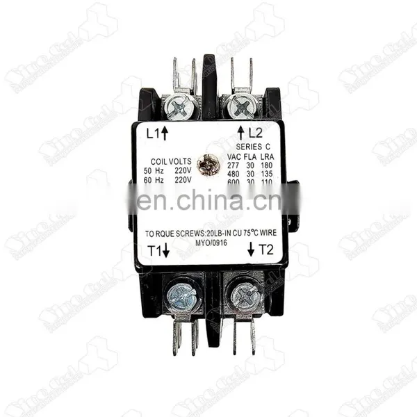 2P40A ac Air Conditioning Magnetic Contactor 2 Pole Contactor 40a photo-2