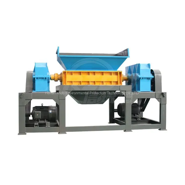 Solid Waste Crushing System Recycling Lineintelligent Control of Hydraulic Drive Shredder Machine