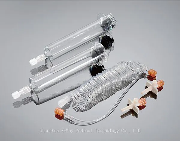 MRI DSA Syringe for Medrad Mark 7 III IV VII, Astria Imaxeon Avidia YW-DSA Nemoto Angio, Imaging Injector Syringes CT Injection System photo-4
