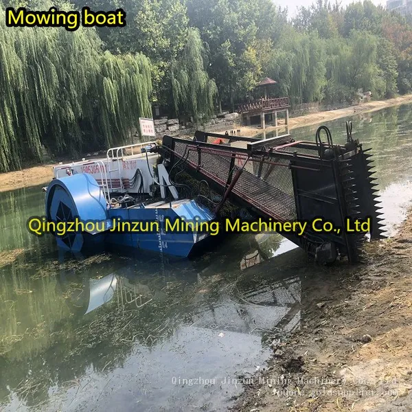 Water Plants Cutting Machine, Water Grass Harvester Vessel