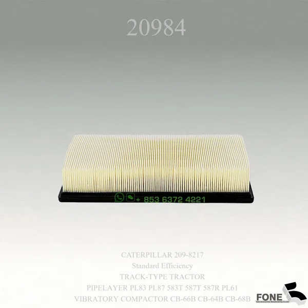 Excavator Engine Parts Cabin Air Filter P637256 SC90330 AF55751 PA5632 209-8217 2098217 photo-2