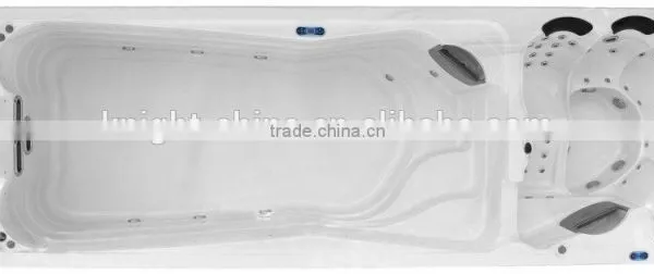 High Quality Hot Sale Balboa Control System Freestanding Acrylic Large Whirlpool Outdoor Swimming Pool Massage Used Swim Spa photo-5