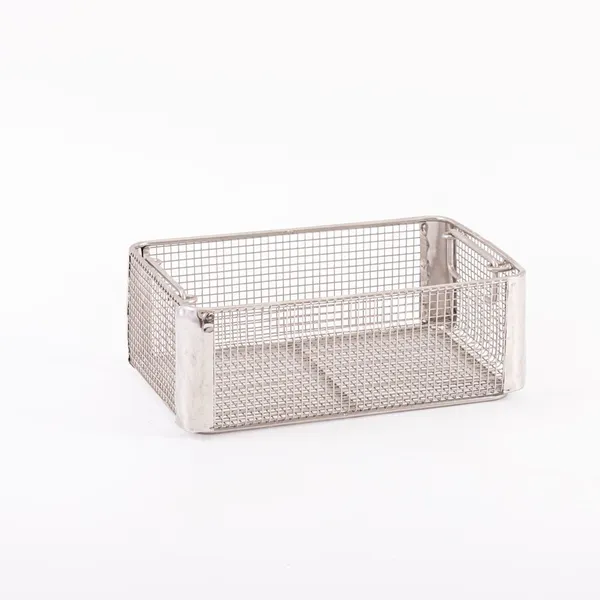 High Performance 304 Stainless Steel Woven Wire Mesh Storage Basket photo-4