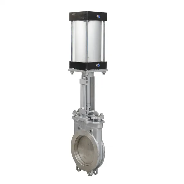 DIN PN16 Flanged Knife Gate Valve Sluice Gate DN 200 photo-2