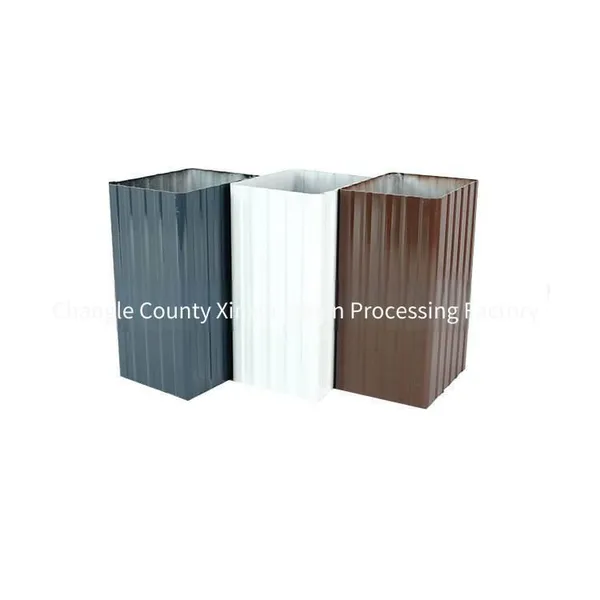 Supply of Large-diameter Rainwater Pipes, Aluminum Alloy Drainage Pipes, and Prefabricated Downpipes for Light Steel Villas photo-2