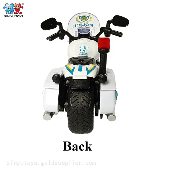 1:12 Scale Harley Diecast Police Motorcycle Sound & Music Vehicle Toys Stimulated Model photo-5