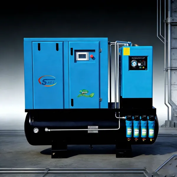 Factory-Installed Air Compressor for Metal Laser Cutting with Remote Control Panel