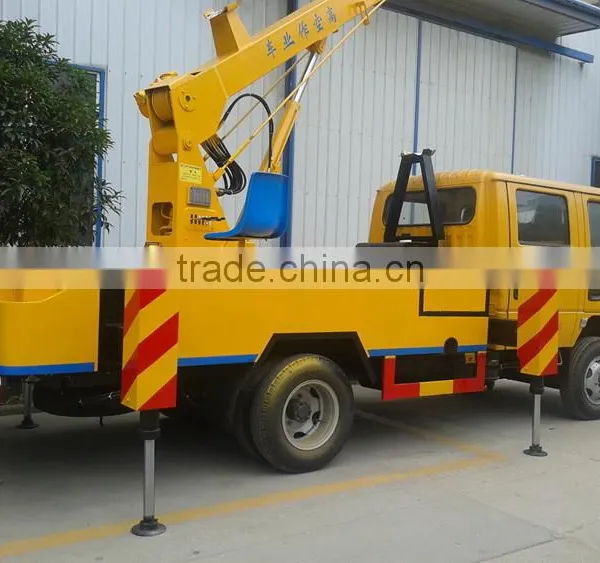 Factory Price Dongfeng Crew Cab Electric Platform Truck,14M Climbing Platform Truck photo-2