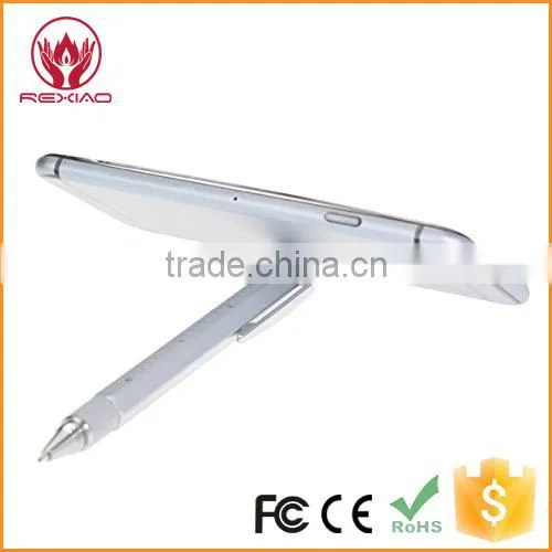 Multi-Tool 7 in 1 Pen With Ruler, Bottle Opener, Phone Stand, Ballpoint Pen, Stylus Fit for Mens Gift (Silver) photo-4