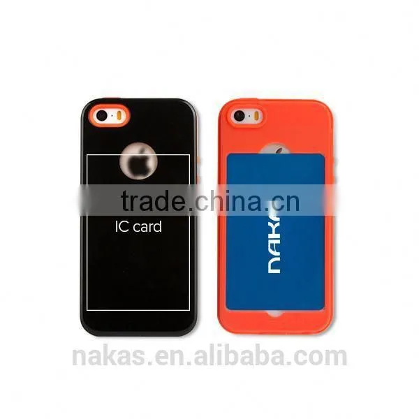 2015 High Quality Silicone Phone Case for Iphone 5 for Iphone 4 Gold Back Cover photo-2