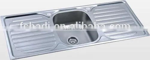Double Drainboard Kitchen Sink HD15050S photo-2