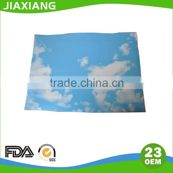 Airline Serving Printed Logo Anti Slip Tray Mat Paper
