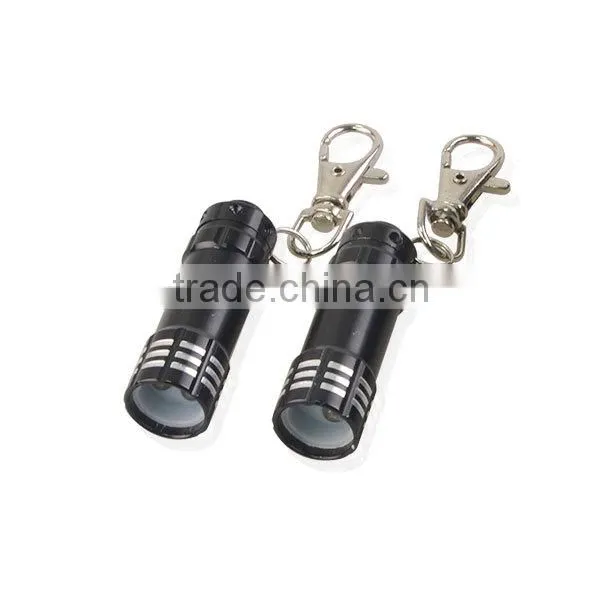 Factory Price Metal Aluminum LED Key Chain Mini Flashlight Keychain Light Torch LED Keyring photo-2