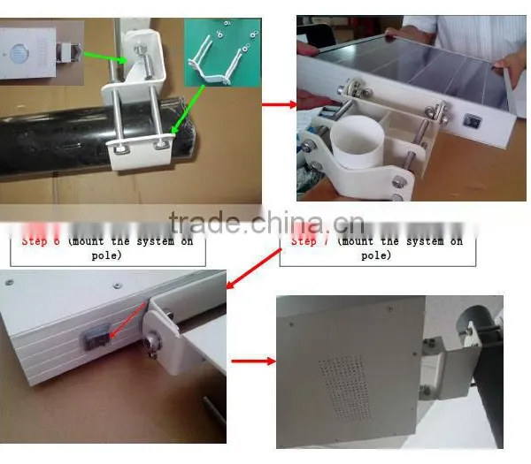 High Luminous Smart Solar All In One Light 8W photo-3