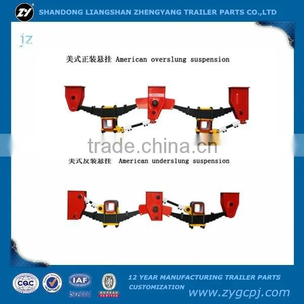 BPW Type Trailer Truck 2 Axle High Quality Suspension