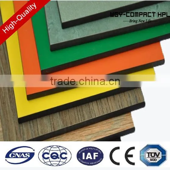 China Whole Sale 6mm Gloss Surface Good Intensity Hpl Laminate White Board photo-6