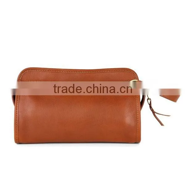 Genuine Leather Airline Travel Kit Bag High Quality Men Travel Shaving Kit Quality Choice photo-2