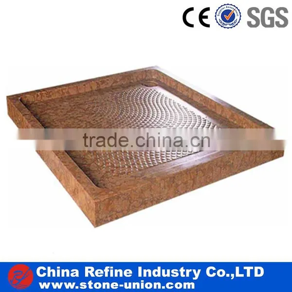 brown shower pan