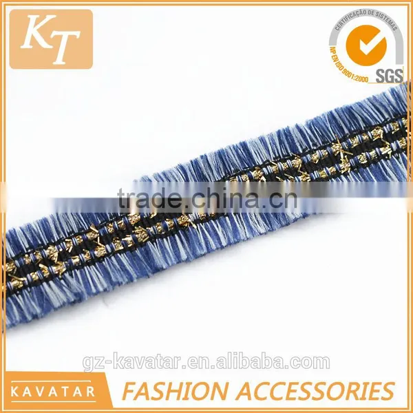 China Supplier Double Side Fringe Trim in Guangzhou photo-5