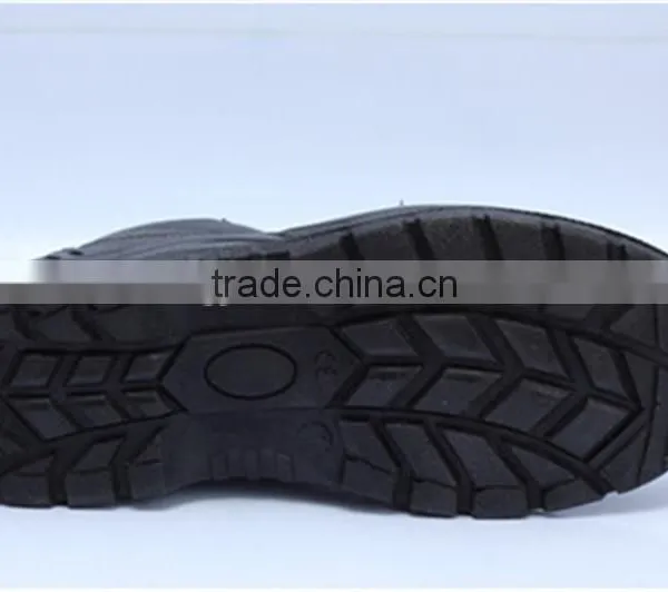2014 New Leather High Heel Steel Toe Pu Injection Safety Shoes photo-4