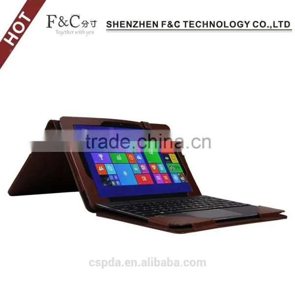 Premium Crazy Horse Leather 10.1 Inch Tablet Cover Case for Asus Transformer Book T100 photo-4