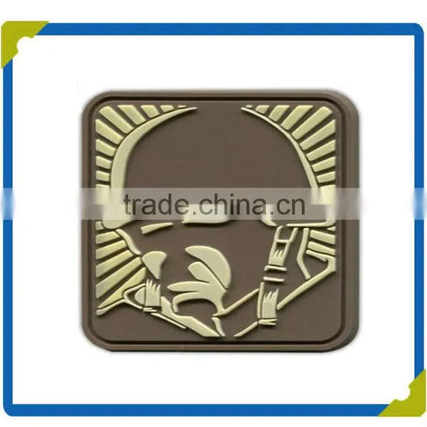 Newst Cheap Custom 3D Embossed Puller Pvc Rubber Patchs photo-5