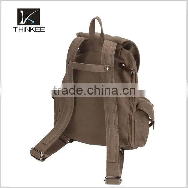 Girls Canvas Drawstring Backpack Light Weight Drawstring Bags Foldable Drawstring Backpack photo-3