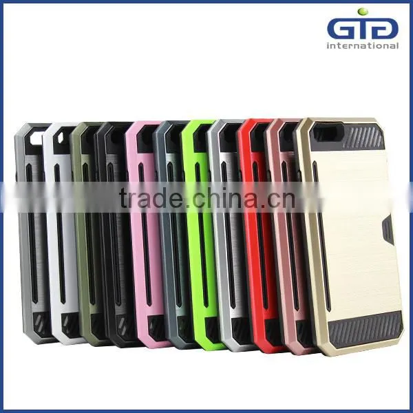 [GGIT] Fashionable OEM 2 in 1 PC+TPU Cover With Card Holder Mobile Phone Case for IPhone 6 photo-6