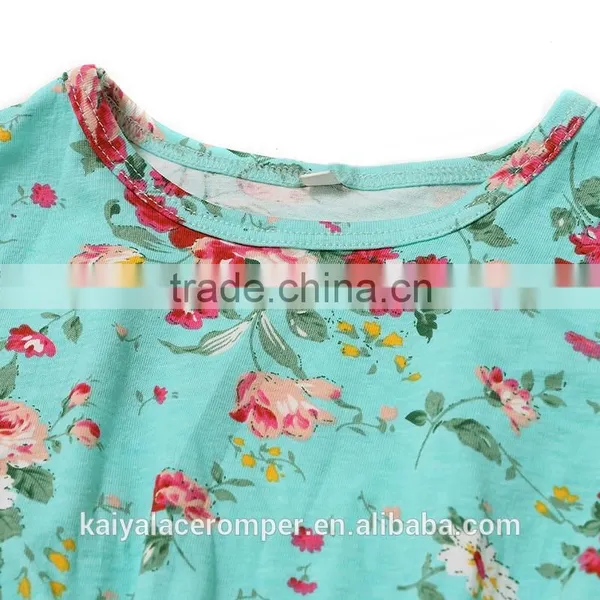 Wholesale KAIYA Newborn Bodysuit Baby Romper Flower Cotton Infant Clothing photo-3