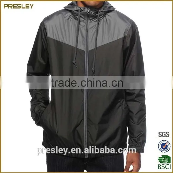 Custom Waterproof Nylon Polyester Windbreaker Jacket With Your Own Logo Label for Promotion photo-5