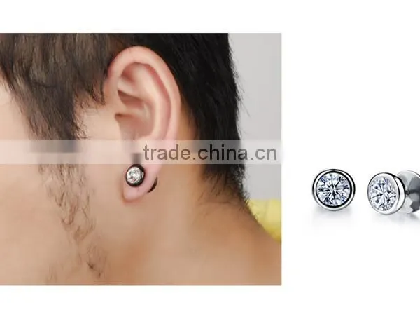 2016 Fashion Design Crystal Earring Simple Stud photo-3