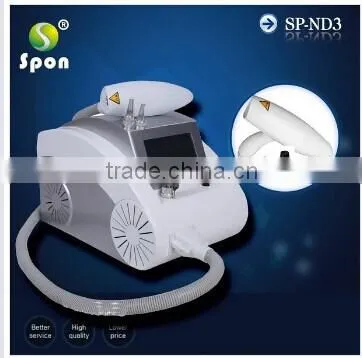 Exporter Beauty Salon Equipment ND Yag Laser for Tattoo Removal(SP-ND3)