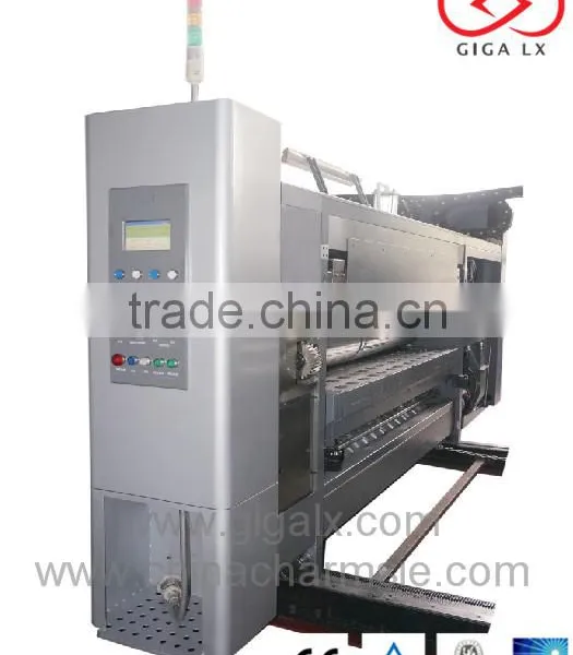 GIGA LX-608CN Full Computerized High Speed Flexo Carton Box Making Machine Online With Folder Gluer photo-2