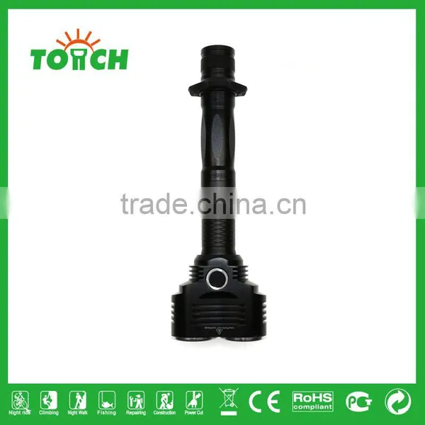 20W High Power LED Flashlight Torch Double T6 LED Flashlight photo-2