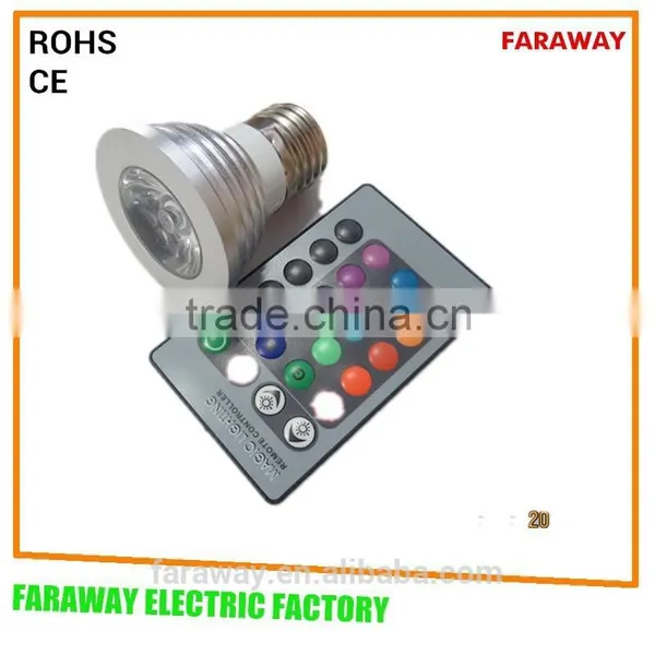 3w Led Magic Light With Remote photo-2