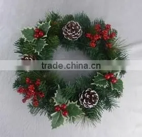 Promotional PVC Artificial Christmas Ball Wreath/garland for X-mas photo-6