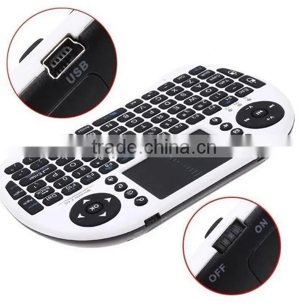 High Quality 2.4GHz Wireless Mini Keyboard I8 in Stock photo-4