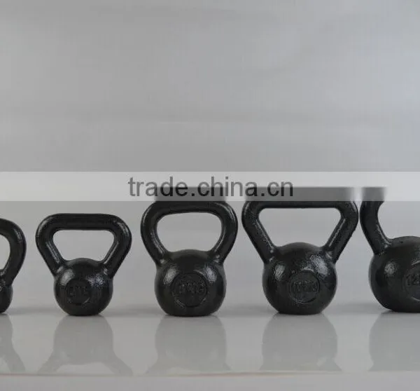 2kg 4kg 6kg 8kg 10kg 12kg 16kg 24kg Wholesales Black Painted Kettlebell photo-5
