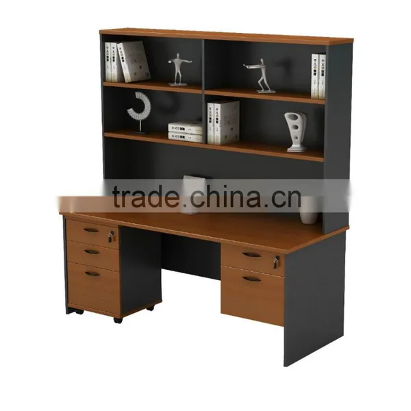 Discount Bow Front Contemporary Executive Desk With Mobile Pedestal photo-6