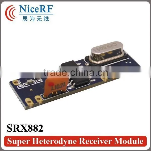 NiceRF ASK Module Kit 433MHz 315 MHz Long Range 100m Wireless RF Module STX882 Transmitter SRX882 Receiver Spring Antenna photo-2