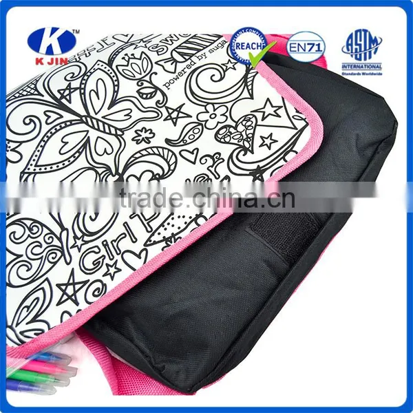 Customized Recycle Kids Single Shoulder Drawing Bag Back to School Students photo-3