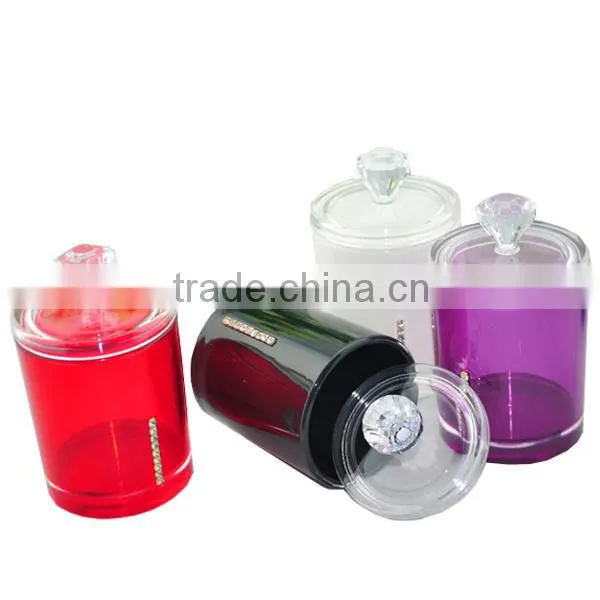 High Quality Christmas Gift Plastic Box Toothpick Holder With Diamond photo-2