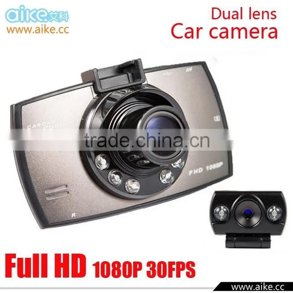 G30B Car Camera Dvr Recorder Dual Lens 2.7 Inch 1080P FHD Car DVR Dashcam 140 Degree Wide Angle Lens With Rear View Camera
